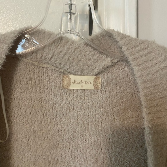 Altar’d State cozy open front cardigan | long fuzzy cardigan size M - Picture 9 of 10
